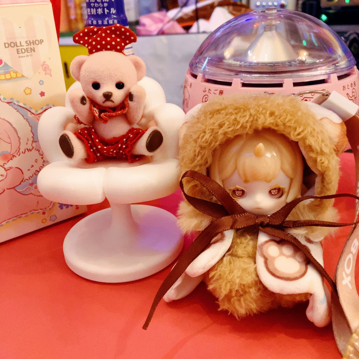 お腹ぽっこり♡ライオンベビー♡赤ちゃん♡アートドール♡ぬいぐるみ♡ ぽてたまぬいぐるみ mofusand ライオンにゃん ベージュ【サン