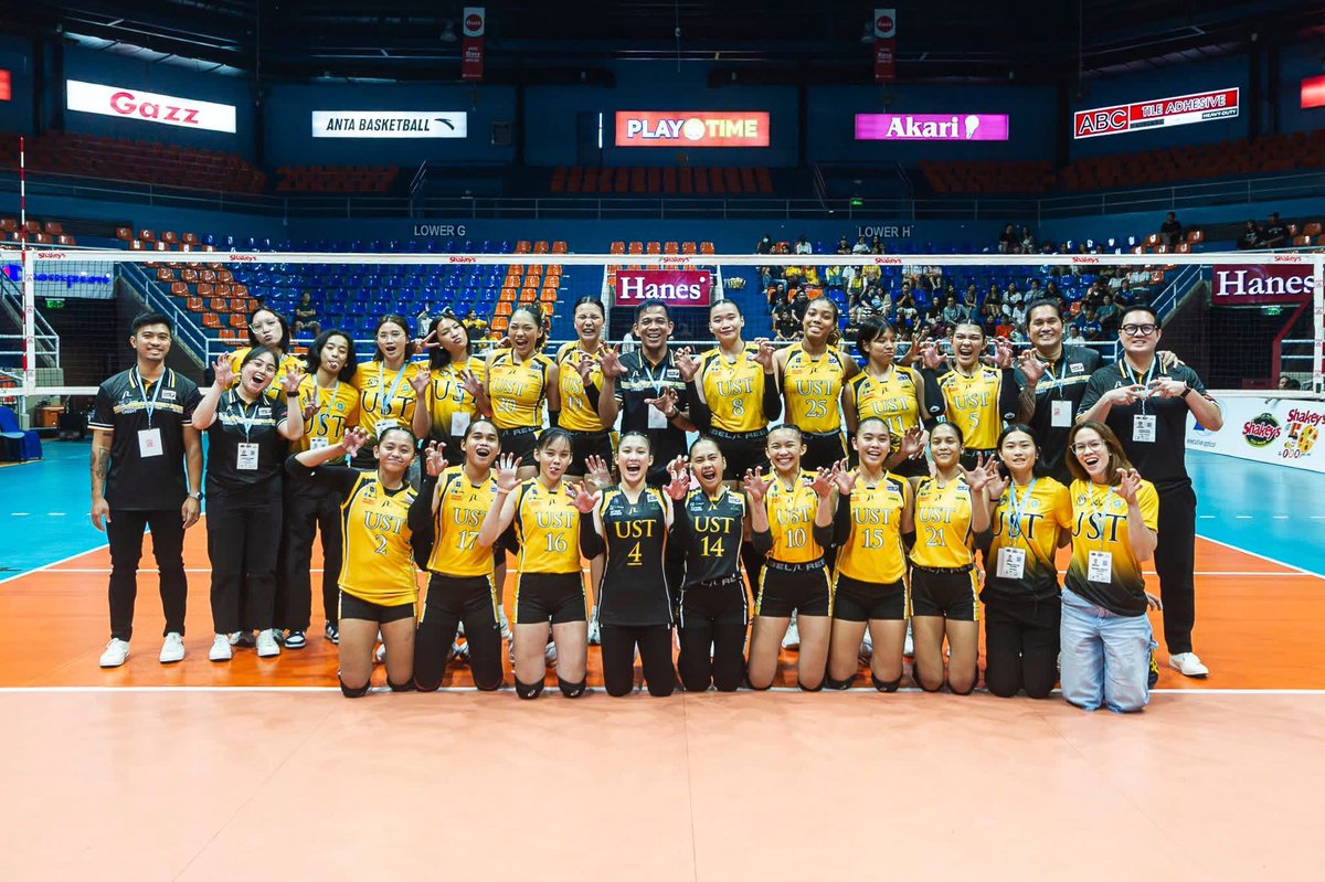 RUMOR MILL: Chooks-to-Go reportedly in talks for a collab with UST Golden Tigresses after seeing them play in the Shakeys Super League.

"Choke sounds like chooks and they perfectly embody that. They love letting teams catch up after a big lead," a rep allegedly said.