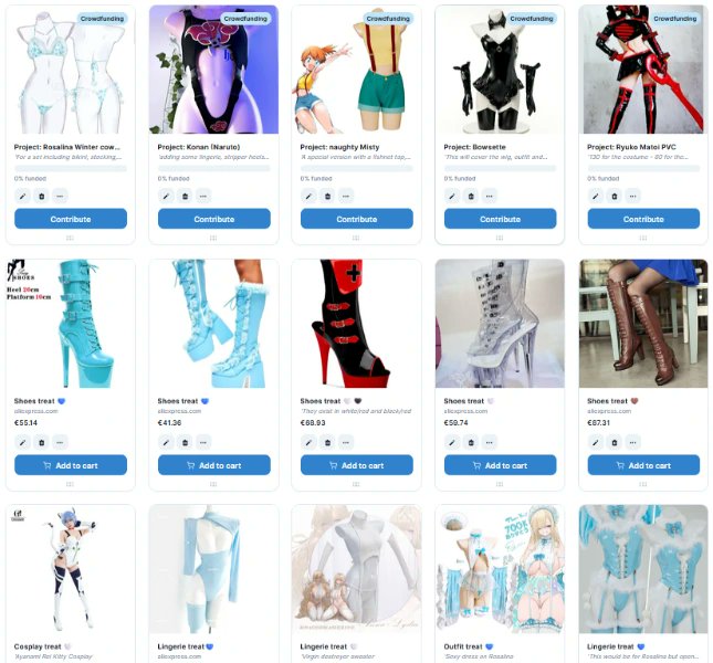 Weekly reminder if you feel like spoil me with a little gift 😘❤️🔥
throne.com/cosplay-trap #Wishlist #Throne throne.com/cosplay-trap/w…