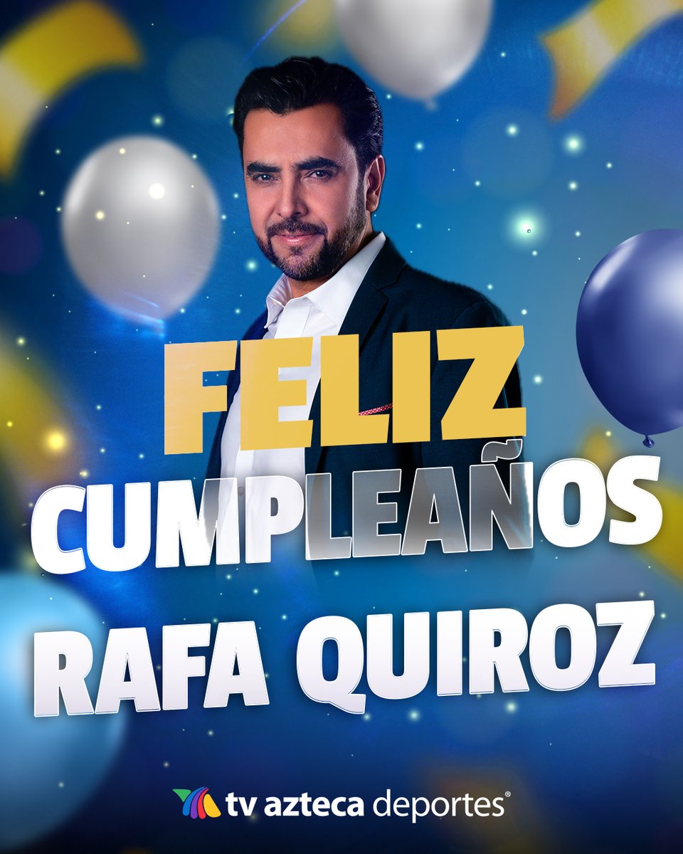 ¡FELIZ CUMPLEAÑOS! 🥳🥳

Festejamos en su día a nuestro querido <a href="/WIPAQ/">RAFA QUIROZ</a> . Gracias por todo el conocimiento de golf que dejas en nosotros.

Te queremos 😎

#AztecaDeportes