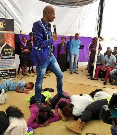 The church service has started this side.