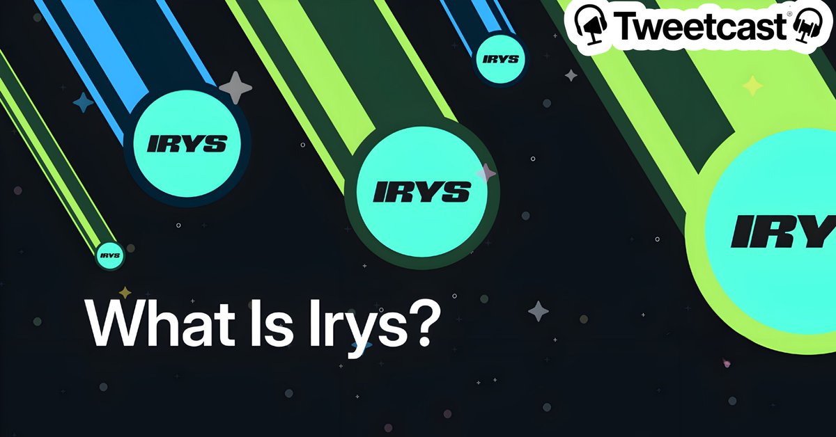markisaeth's tweet photo. [ TweetCast ]

Hello everyone, welcome to #TweetCast
Today we’re diving into a new frontier in blockchain: data.
We all know blockchains started with money, but what if the next big leap isn’t financial transactions—it’s programmable data?

That’s what Irys is all about.
The world’s first datachain, designed to make data permanent, verifiable, and usable on-chain.

@irys_xyz

---

🟢 Section 1: Why Data Matters in Web3

Let’s start with this: blockchains like Bitcoin and Ethereum are powerful, but they’re built mainly for transactions.
When you store something on-chain today, it’s either expensive, limited, or not permanent.

But in the real world?
Data is everything.
From AI models, medical records, gaming assets, to DeFi transaction histories—data is the backbone of every digital system.

The problem is, traditional blockchains weren’t designed for heavy, scalable data use.
That’s where Irys comes in.

---

🟢 Section 2: What Makes Irys Different?

Irys is not just a storage system.
It’s a programmable datachain.
Here’s what makes it unique:

1. Permanent Storage → Upload once, and it stays forever. No risk of servers shutting down.

2. Tamper-Proof → Every piece of data is cryptographically verifiable. You know exactly what’s true.

3. Programmable → Data can be used like smart contracts—interacting with apps, tokens, and other chains.

4. Scalable → Costs are fixed upfront. No unpredictable gas wars.

So instead of data being “dead weight” on a chain, Irys turns it into something alive—ready to be used in applications.

---

🟢 Section 3: Real Use Cases of Irys

Let’s break it down with examples:

AI Training → Store and verify datasets for AI models without worrying about tampering.

DeFi → Keep transaction histories and risk models on-chain, fully transparent.

Gaming → Save assets and progress permanently, so players truly own them.

NFTs → The metadata and artwork live on-chain forever, not on some centralized server.

And here’s the cool part: developers can build apps directly on Irys. It’s like Ethereum for data.

---

🟢 Section 4: The Bigger Vision

The implications here are massive.

Data Sovereignty → Users finally own their data, instead of platforms.

Trustless Infrastructure → No need to trust cloud companies. The chain itself guarantees permanence.

Web3 Foundation → Just like blockchains gave us programmable money, Irys gives us programmable data.

And if you think about it, every future technology—AI, metaverse, decentralized science—runs on data.
Irys could become the backbone that supports all of it.

---

🟢 Outro

So here’s the recap:

Blockchains started with money, but the future is about data.

Irys is the first programmable datachain that makes storage permanent, verifiable, and useful.

From AI to DeFi to gaming, Irys opens a new layer of Web3.

If you believe data should be as decentralized as money, then Irys is a project worth watching closely.

Thanks for tuning in to today’s episode. Don’t forget to follow this podcast so you won’t miss more deep dives into blockchain, AI, and the future of technology.

See you in the next one.