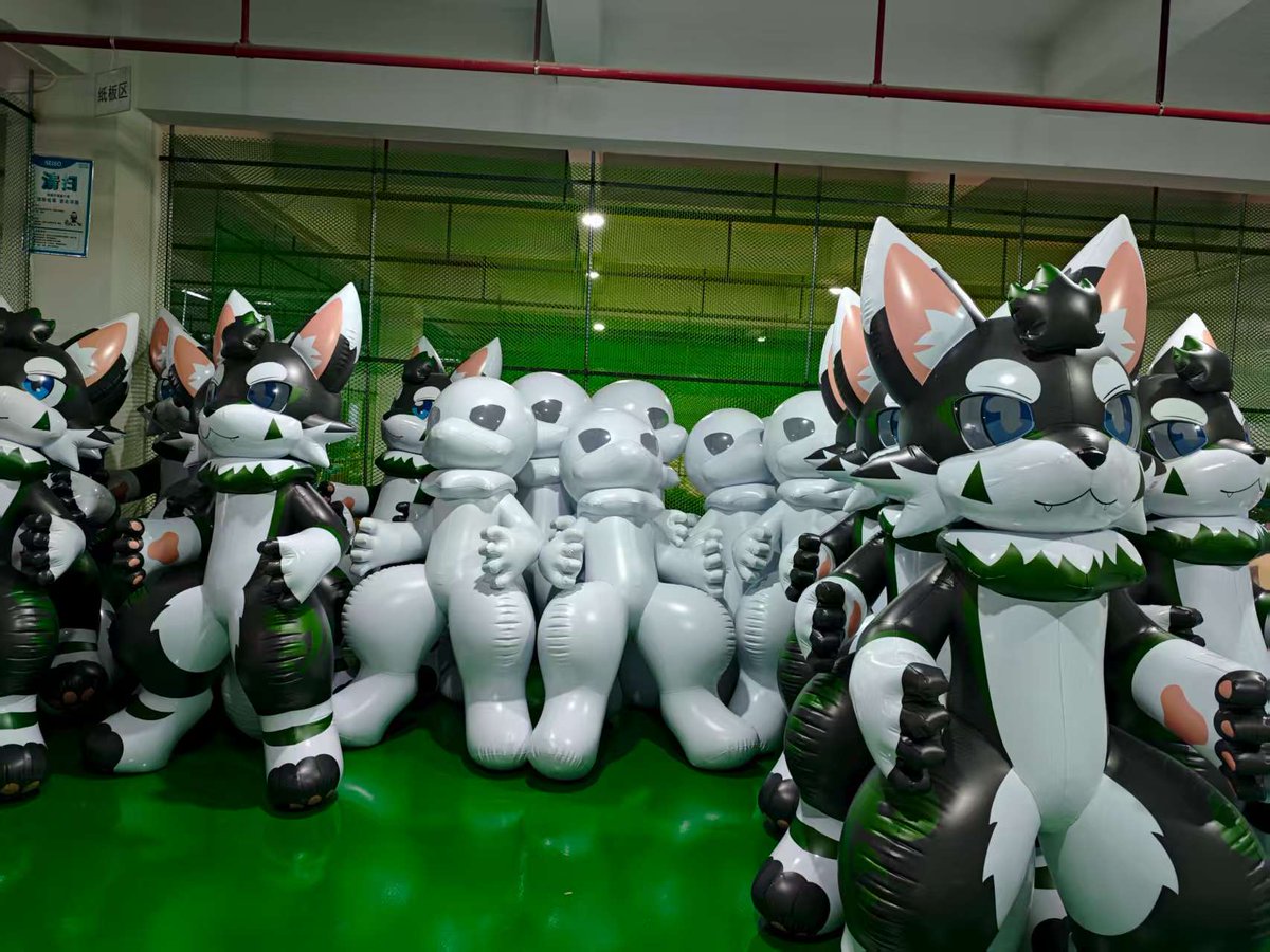 kurosuke inflatable suit unprocessed version has been completed and is being hand-made. Please wait patiently.
