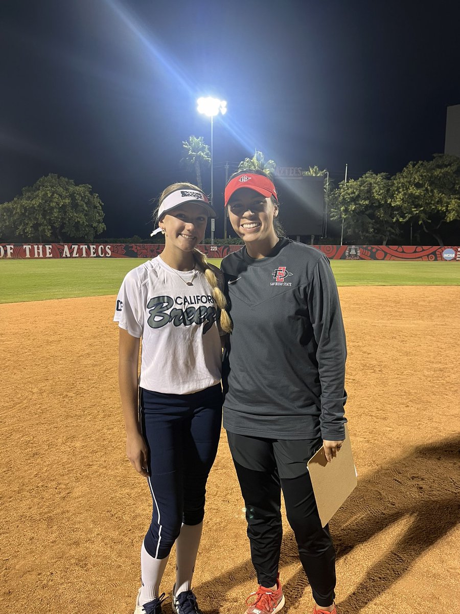 GenLudwig2030's tweet photo. I had a great time last night at the SDSU prospect camp!! It was an awesome experience! https://t.co/3YS3Vc1O1B