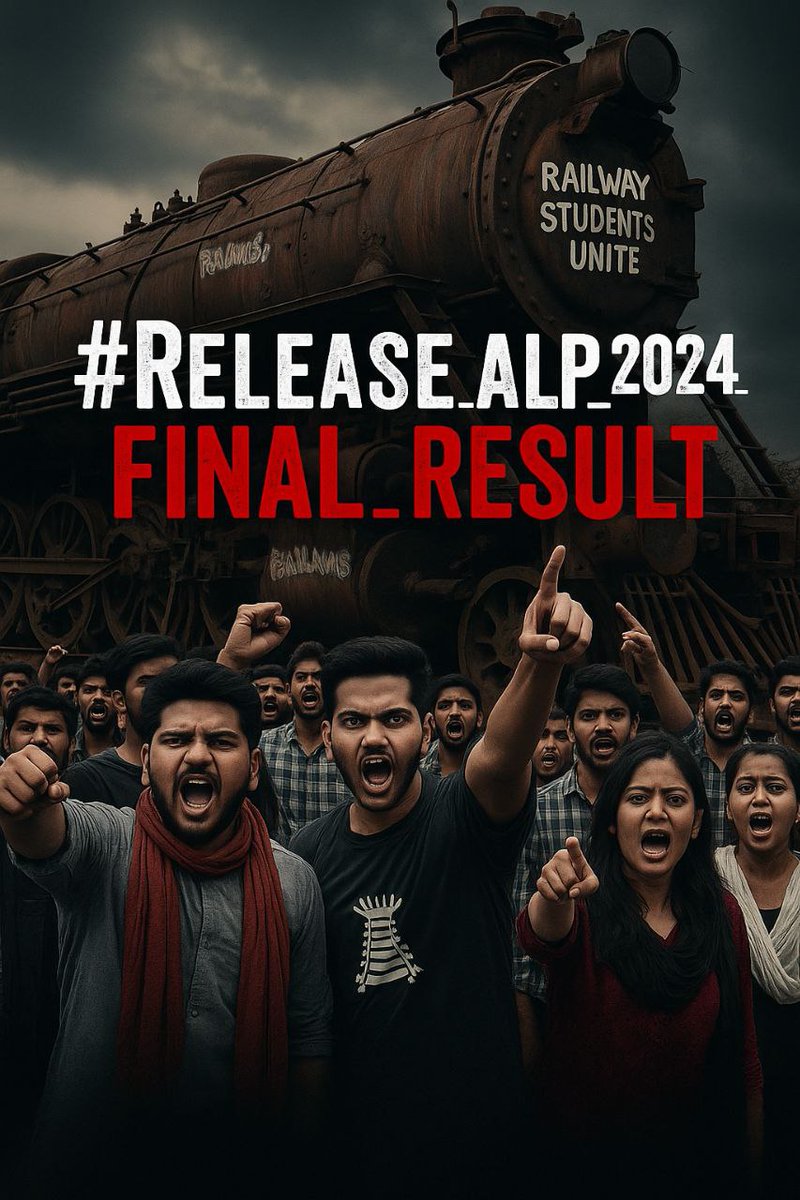 dhirajyadav1296's tweet photo. #Release_ALP_2024_Final_Result
@RailMinIndia
@Rrbmumbai https://t.co/RYTmNMHxpV