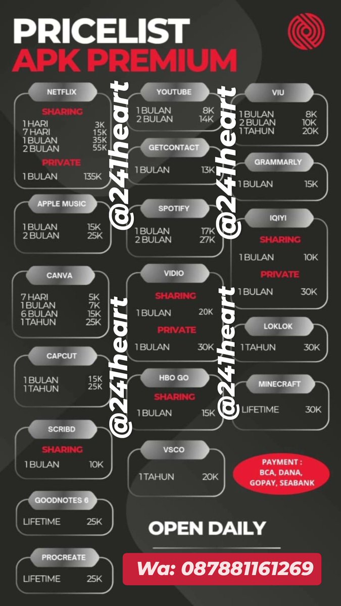 JUAL APK PREMIUM tweet media