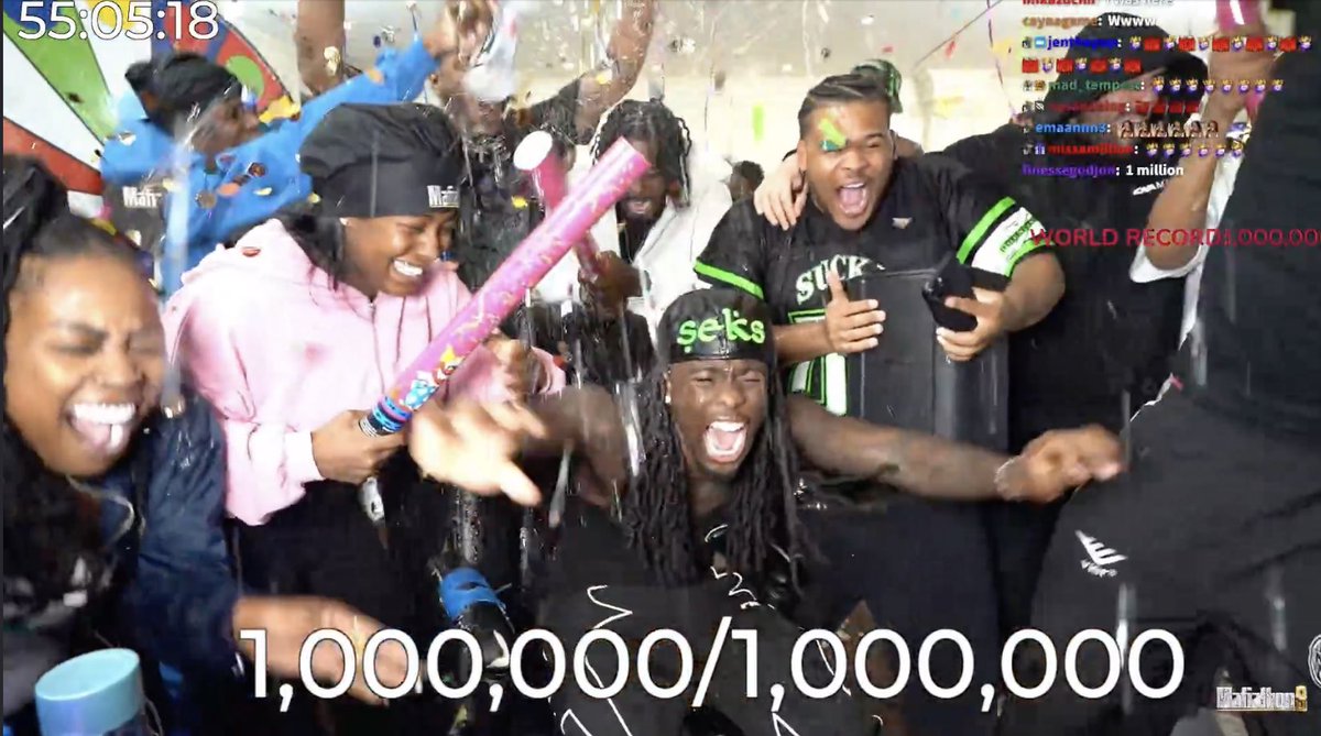 Kai Cenat just became the first ever Twitch streamer to hit 1 Million subscribers!