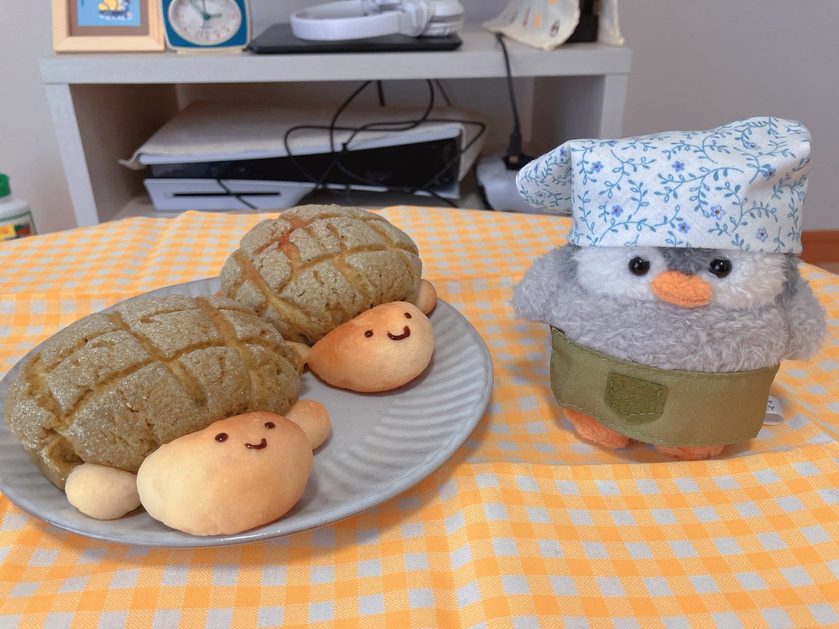 かめパンできた🐢