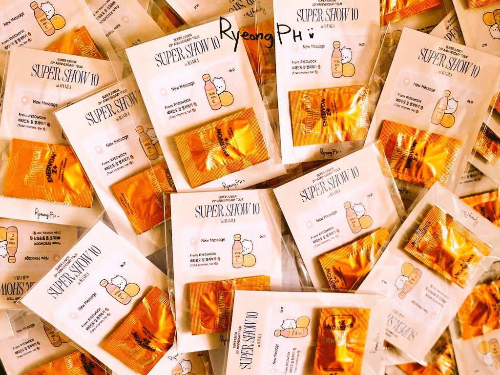 SUPER JUNIOR 20th Anniversary TOUR ❮SUPER SHOW 10❯ in 𝗠𝗔𝗡𝗜𝗟𝗔 

#𝙍𝙔𝙀𝙊𝙒𝙊𝙊𝙆 constantly reminds E.L.F. not to forget their vitamins 💊🍊🧡— and RyeongPH knows exactly what to do! 🫡🫶 

PH E.L.F.~ 🧚‍♀️ 
We're giving away 𝗩𝗶𝘁𝗮𝗺𝗶𝗻 𝗖 on 𝗢𝗰𝘁𝗼𝗯𝗲𝗿 𝟰 to help