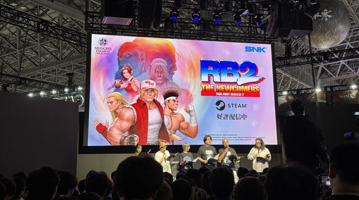 🔥サプライズ発表🔥
『リアルバウト餓狼伝説2 〜THE NEWCOMERS〜』が本日より配信開始！
NEOGEO時代を彩った名作を、今すぐ遊ぼう！
store.steampowered.com/app/3359900/RE…

#RB2 #NEOGEO #SNK