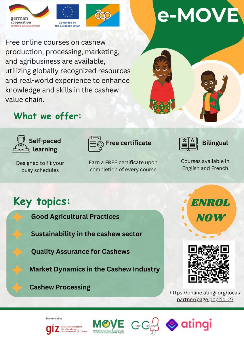 uesdgh's tweet image. Call for Applications: Free Online Cashew Courses! Read More: uesd.edu.gh/call-for-appli…