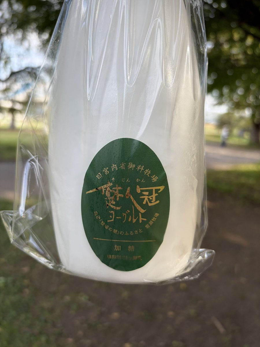 例のヨーグルトを買おうと牧場まで来たのだ

でもデカいのしか売ってなかったのだ

買うけども