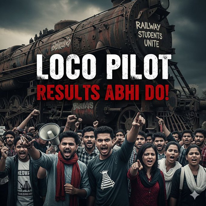 ImShekharYadav's tweet image. ALP वैकेंसी की घोषणा को 20 महीने से ज़्यादा हो गए हैं, फिर भी CBAT सहित अंतिम परिणाम अभी भी लंबित हैं। 
अमृतकाल 
@AshwiniVaishnaw @RailMinIndia @RRBAhmedabad  @RailMinIndia  @Central_Railway
@RDSOLucknow
@DoPTGoI
#Release_ALP_2024_Final_Result