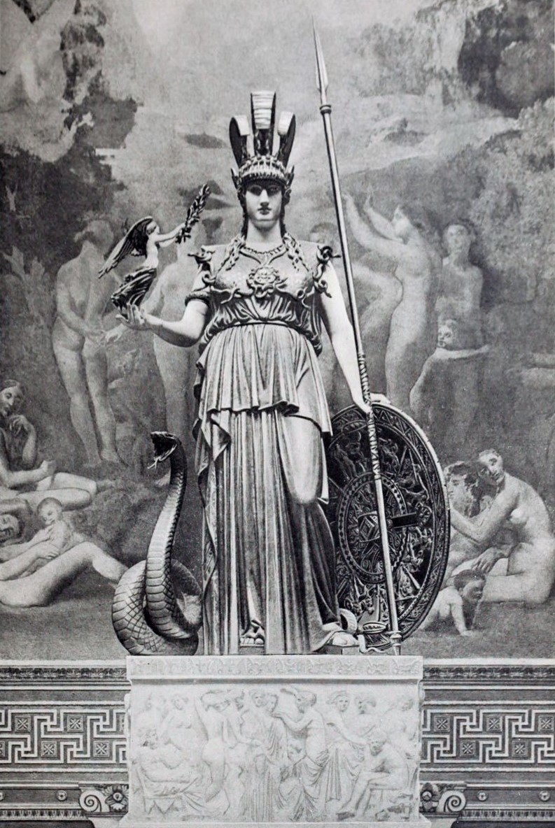 RealHellenist's tweet image. Hail Athena—bright-eyed, Aegis-bearing, springing forth from the mind of Zeus in radiant clarity, guardian of cities and warriors, golden weaver of the Logos, slayer of arrogance, and awakener of the intellect to eternal truth.
May you steady our reason, fortify our courage, and…