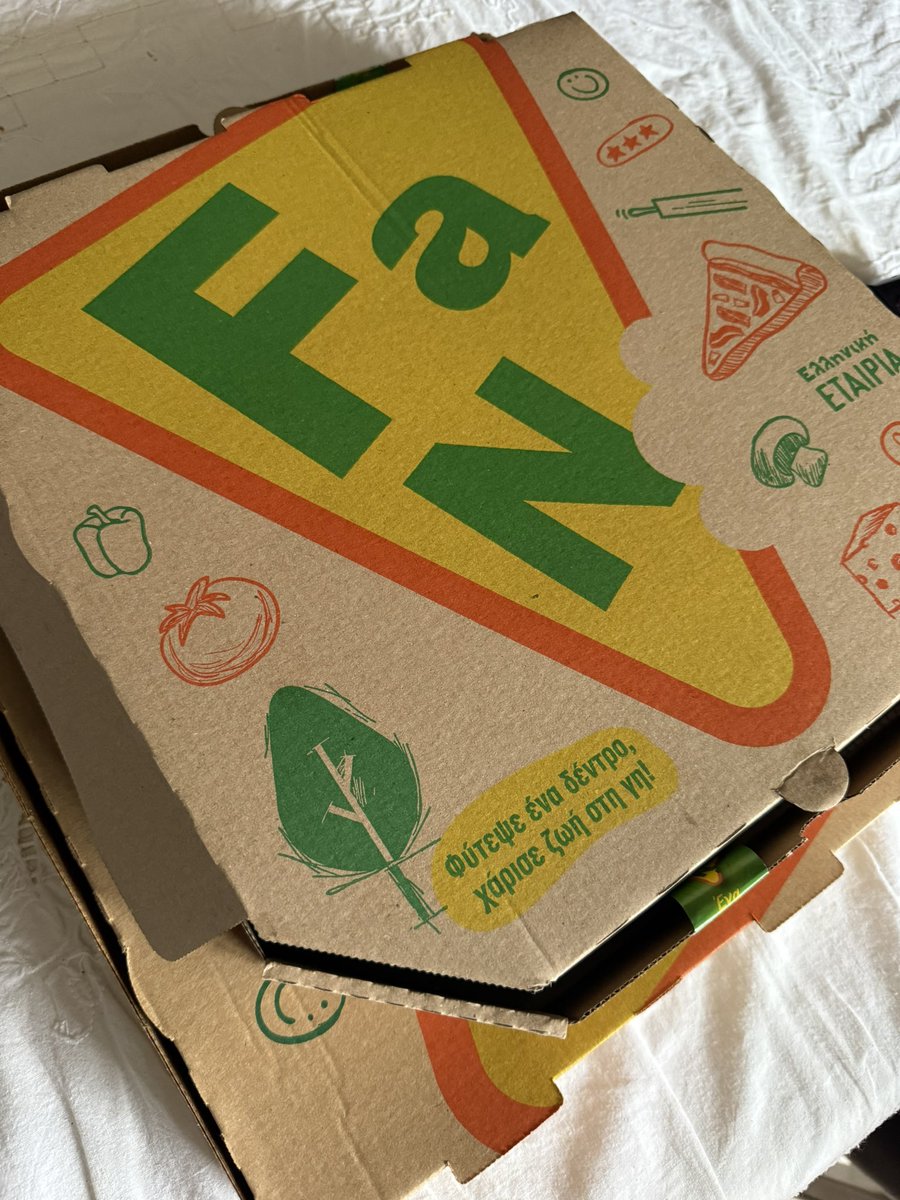 Ευχαριστώ τον άπλυτο που με προέτρεψε να στηρίζω #pizzafan είχα χρόνια να πάρω και ομολογώ ότι έχει βελτιωθεί εκθετικά!