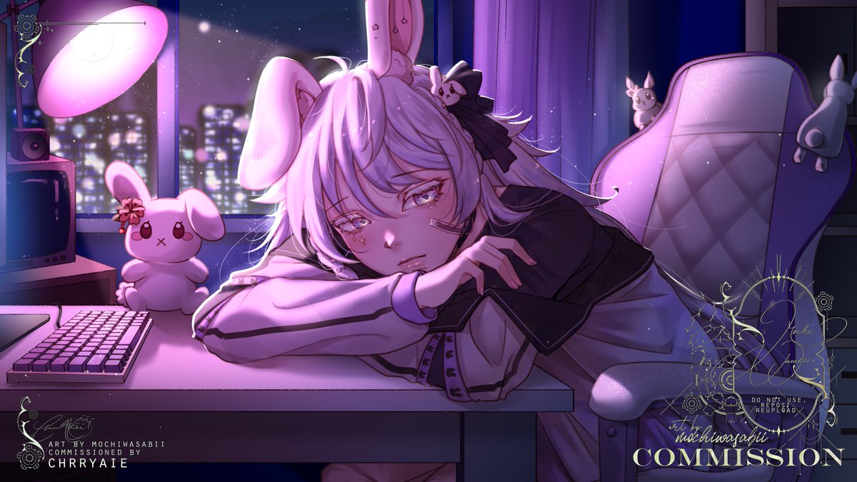 mochiwasabii's tweet image. comm for @ChrryAie from a few months ago! tqsm for commissioning me again 🫶

#comm #chrryartz