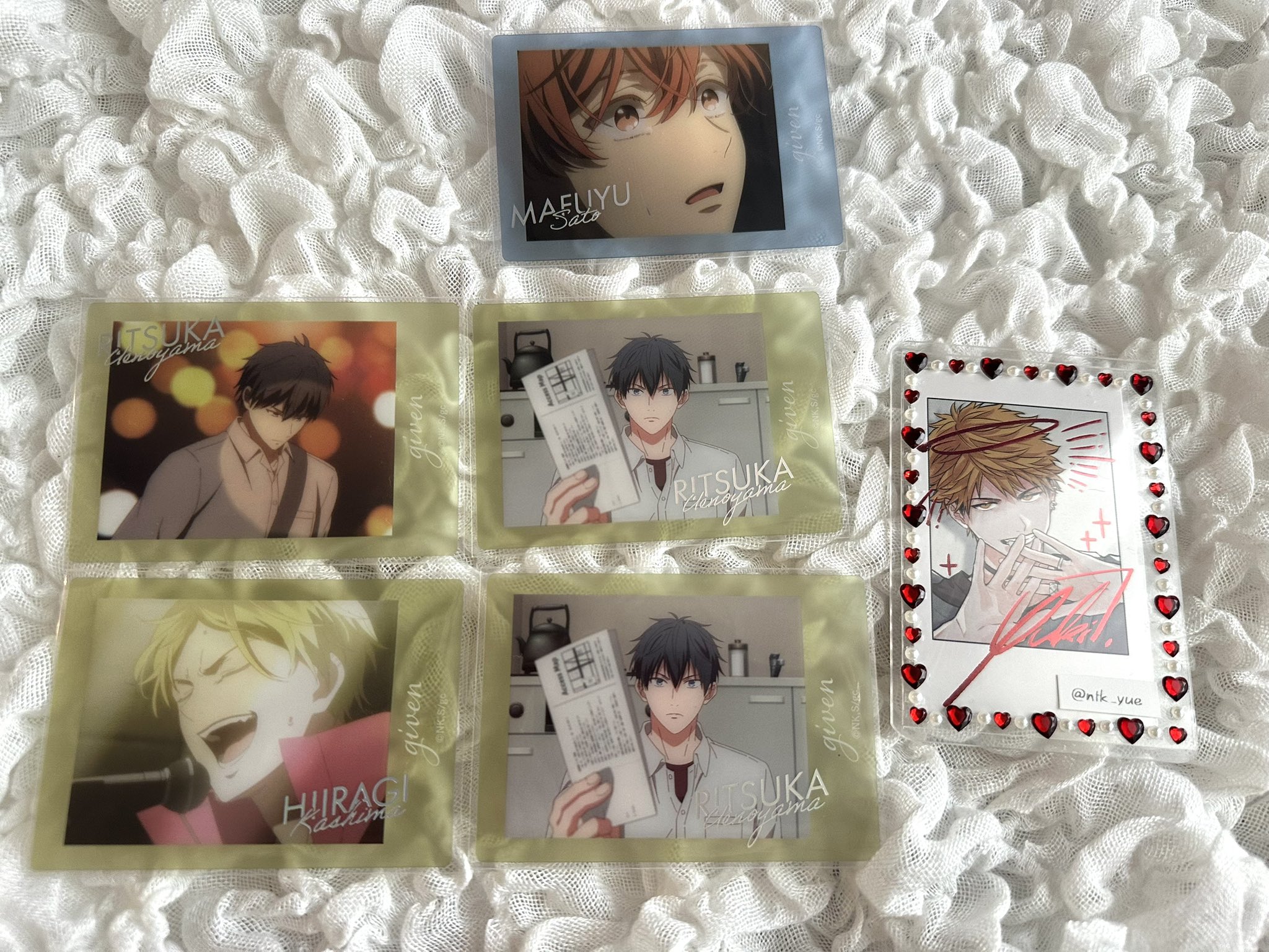 映画 ギヴン 柊mix ぱしゃこれ クリア 箔押し 由紀 真冬 11枚