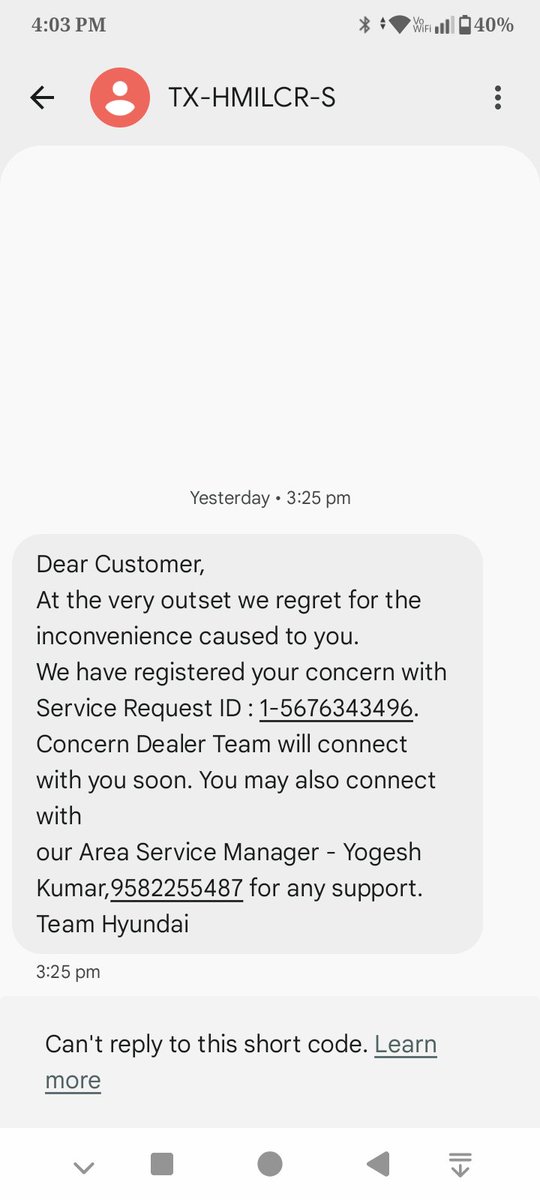 RanvijayBainsla's tweet image. Yogesh kumar neither tried to contact to me nor he is picking call @HyundaiIndia this is your true color and I will show to Everyone. Even I am going to protest in front of your showroom. #hyundai #worstserviceprovider #worst #boycotthyundai