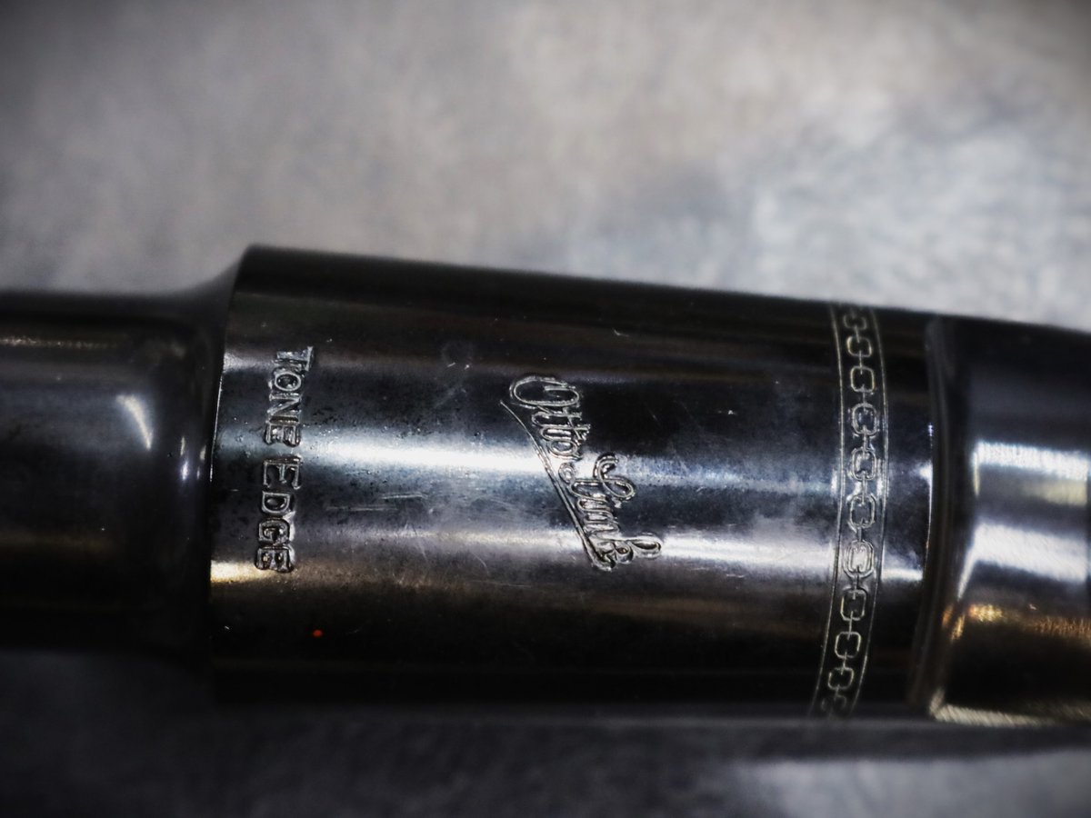 windpaljapan's tweet image. 【中古入荷情報～】御茶ノ水ウインドパル店

非常にレアなマウスピースが入荷です。フロリダスラントの初期モデルでテーブルスタンプです。ニューヨークスラントに近いデザインが特徴だと思います。オリジナルコンディションと思われます。

＃OTTOLINK ＃オットーリンク　＃Tenor