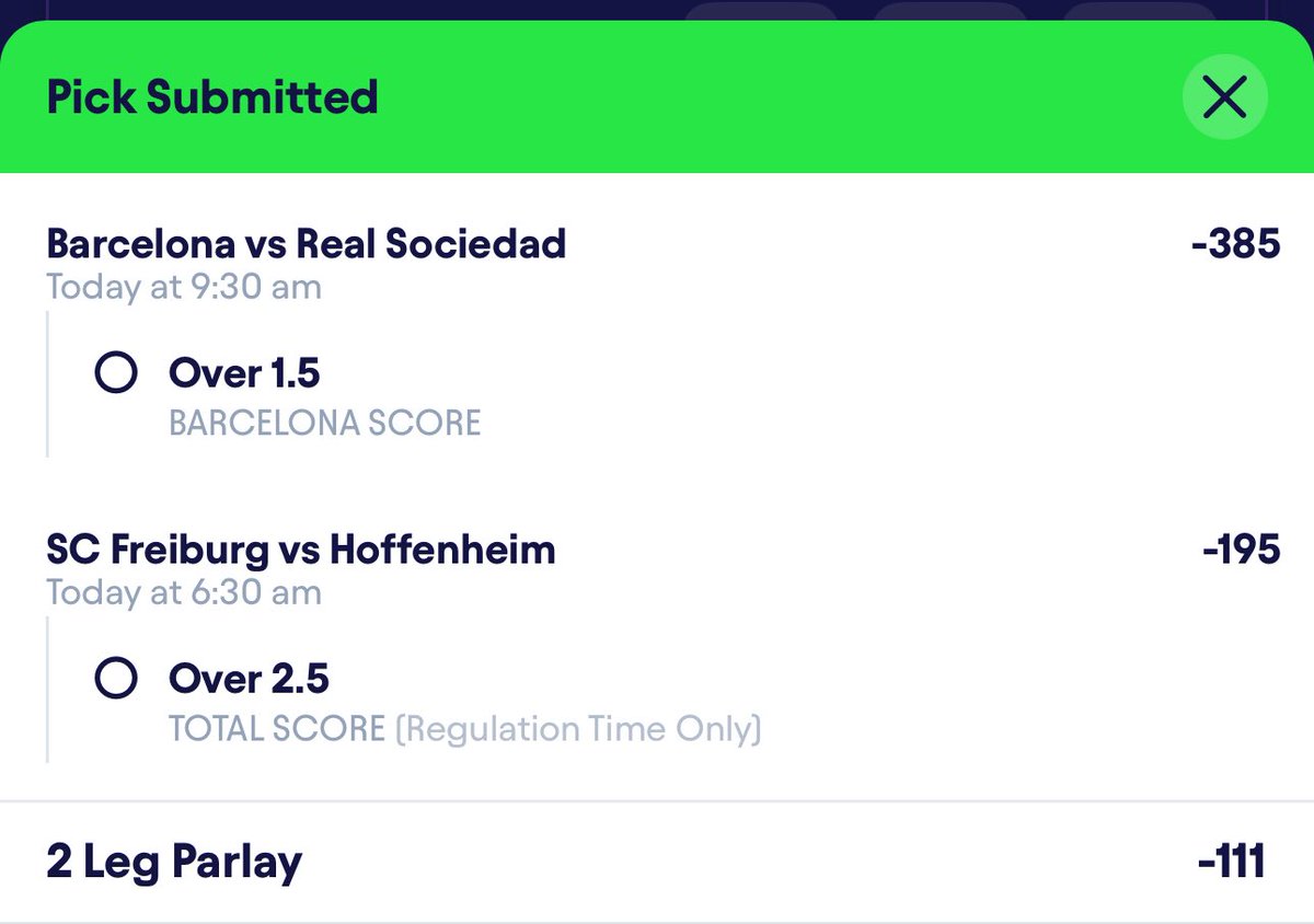 Sunday X play 🫡 

#Gambling𝕏 #soccer #betting #sportsbettingpicks