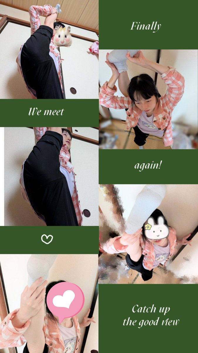 色んな角度でIの字バランス( *・ω・)ノ
 #柔軟
 #軟体