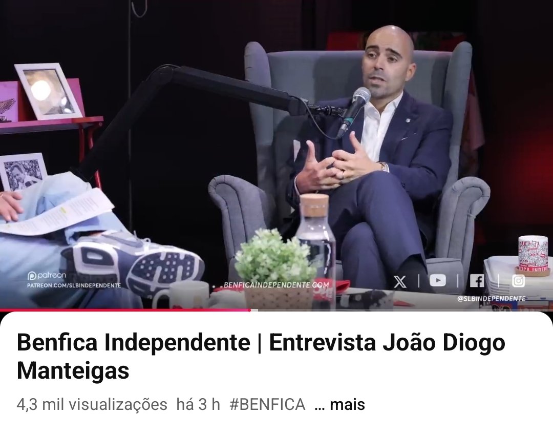 Sou #teamnoronha e #teammanteigas pq ambos estão do lado certo da luta.

Manteigas dá-me vibes de Mourinho no U. Leiria. Tem arestas por limar, mas é um enorme talento. Oiçam-no além dos clips de 10 segundos. Agora ou daqui a 4 anos ele é o futuro do Benfica. [1/3]