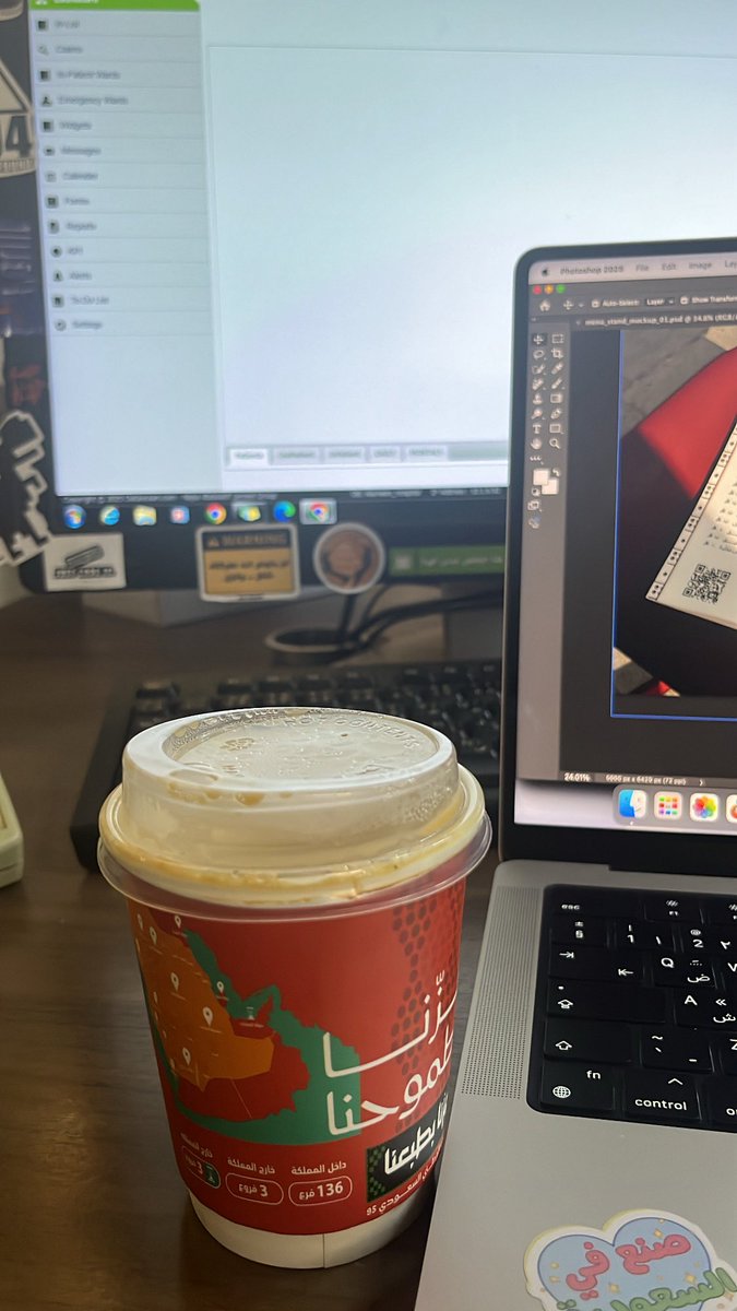 rahafDesigner_1's tweet image. الوضع لما تشتغل IT و مصمم بنفس الوقت 🫰🏻😂
صباح الخيير💜