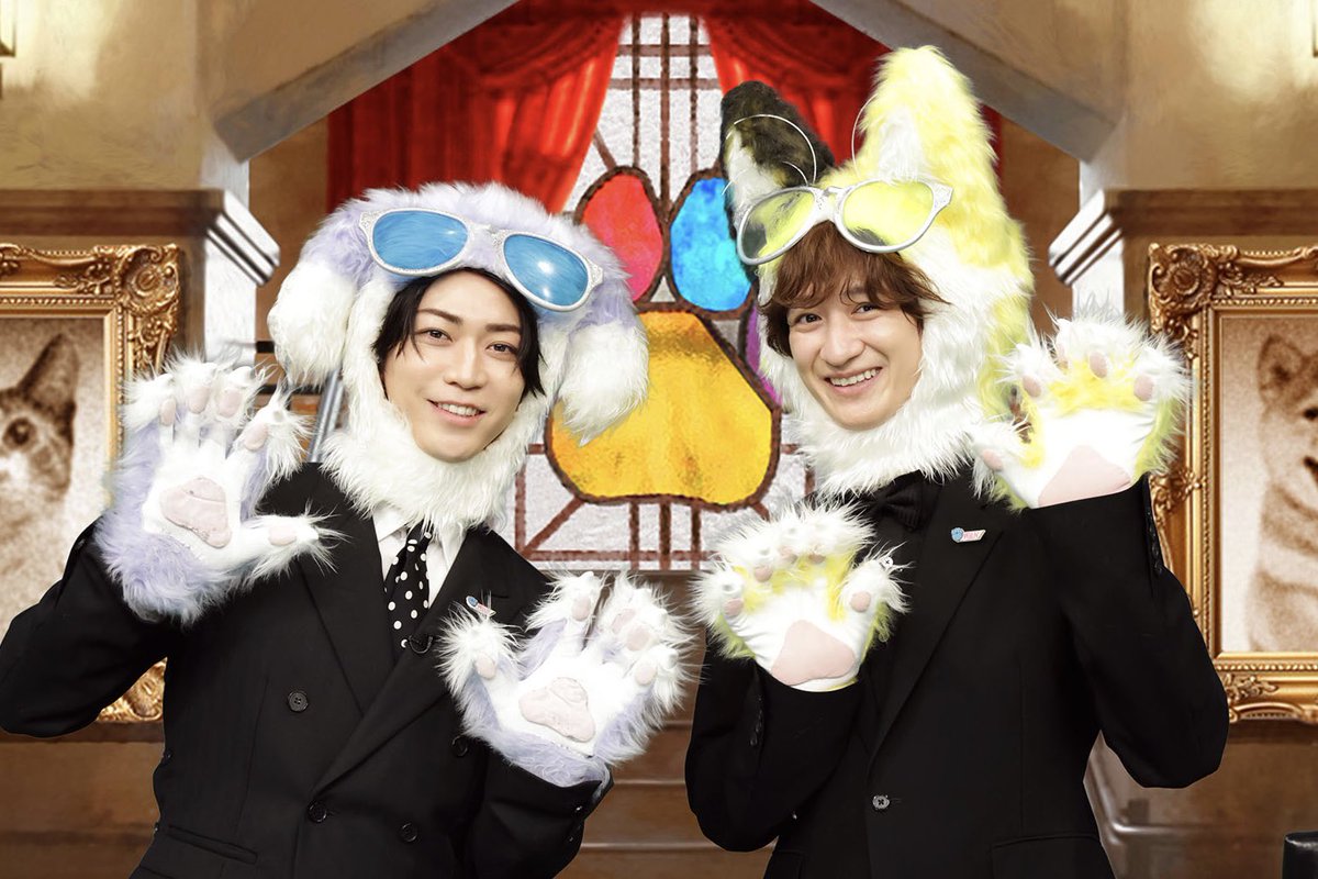 🔍10月1日(水)よる6時25分📖
     🐶 #ワンにゃフル物語 😺

⋱  オフショットをお届け📷✨  ⋰

ボスの直属の後輩
#KisMyFt2 #宮田俊哉 さんが番組初登場！

ボスに内緒で
#SnowMan #佐久間大介 さんと
していたあることとは…🫢

放送をお楽しみに😊💜

#柴と三毛と亀梨くん
#亀梨和也 #七之助