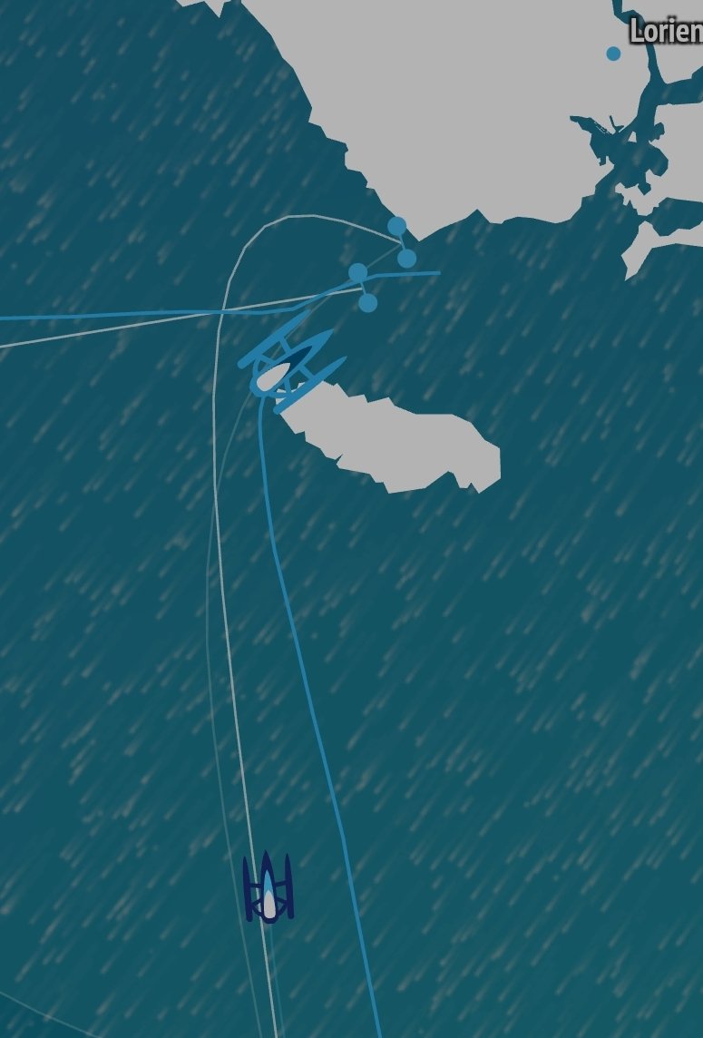 UltimBoat's tweet image. #Ultime #Ultim #OceanFifty #24HUltim #Arrivée

SVR Lazartigue de Tom Laperche et Franck Cammas sur le point de remporter la course offshore des 24H Ultim
