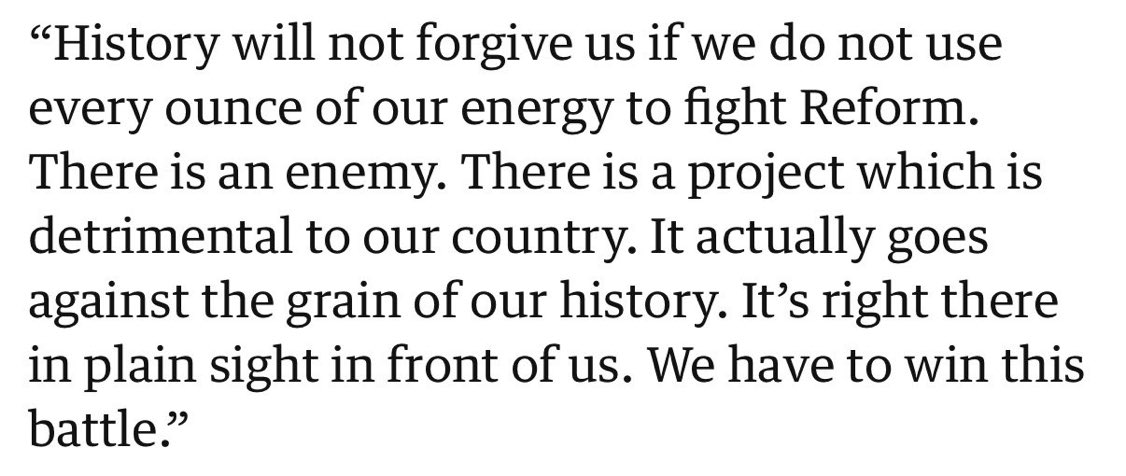 Labour comms strategy this past week:

1) announce a policy that’s had 20+ years of debate with a dour starmer speech addressing none of the criticisms
2) Send a clueless nandy on morning TV to threaten people with losing their jobs
3) declare a third of the country your enemy