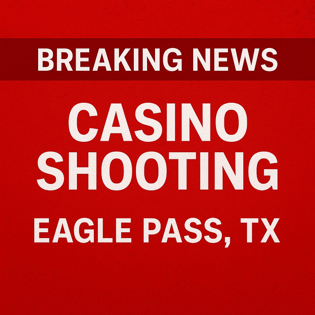 DecodeConflict's tweet photo. BREAKING: 🔴
Gunfire erupted at the Kickapoo Lucky Eagle Casino in Eagle Pass, Texas.
At least 1 dead, 6 injured.
Police securing the area, investigation ongoing.

#BreakingNews #Texas #EaglePass #Kickapoo https://t.co/utyA3KST4m