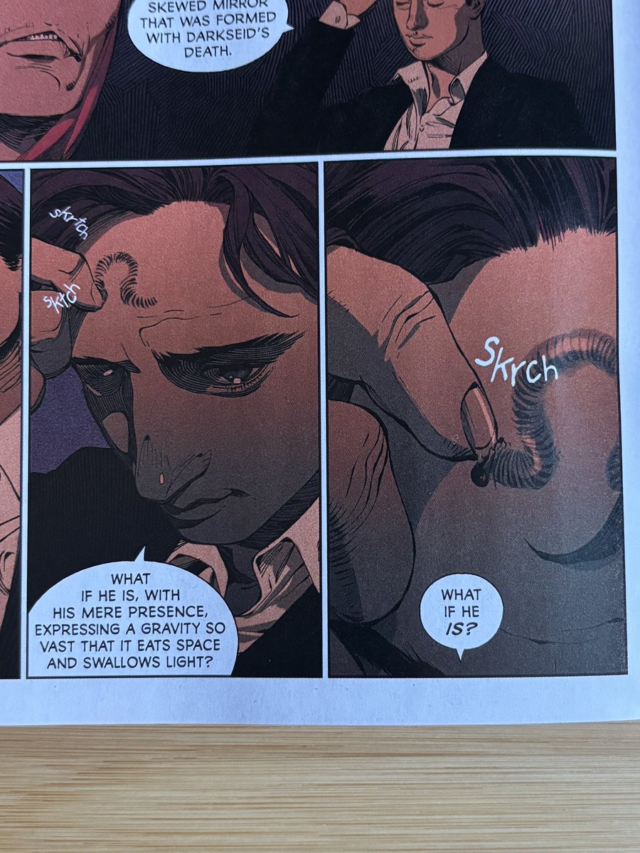 The New Gods #8 W:<a href="/therightram/">Ram V</a> A:<a href="/cagle_evan/">Evan Cagle</a> &amp; <a href="/PabloMCollar/">PabloMCollar</a> &amp; <a href="/StipanMorian/">𝗦𝗧𝗜𝗣𝗔𝗡 𝗠𝗢𝗥𝗜𝗔𝗡</a> Who doesn’t love a good family dinner? Being able to see all these little interactions btwn characters was so much fun and adds so much texture to story. Izaya is right tho, a storm is coming.