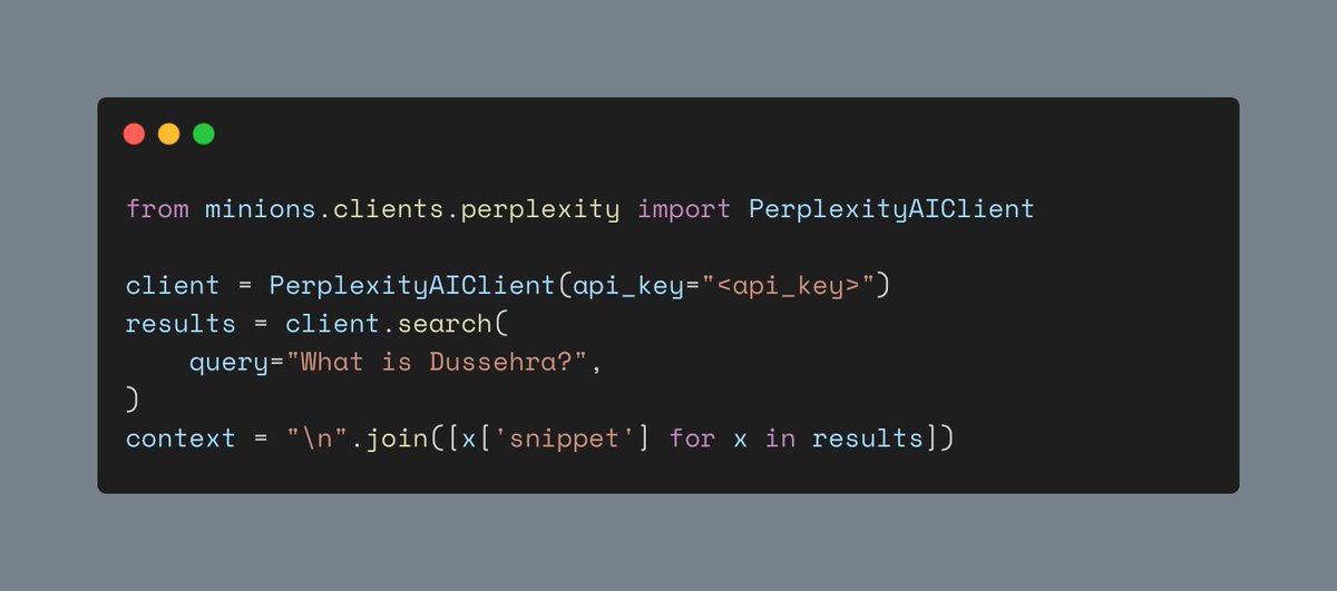 [9/27] minions daily ship 🚢

🔍 search api! support for <a href="/perplexity_ai/">Perplexity</a>'s search api is now in minions. enrich your minions workloads with real-time data scrapes  👇🏽