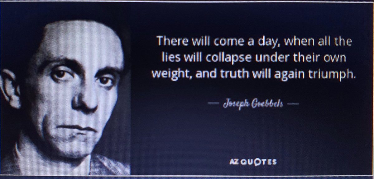 Hoe echt de leugen ook lijkt, waarheid zal zegevieren uiteindelijk.
Denk daar eens over na....