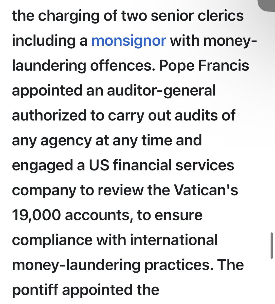 TTD using it to build temples and not involved in money laundry like Vatican.

19000 accounts were used for money laundering operated your so called holy clerics 

Practice Before you preach