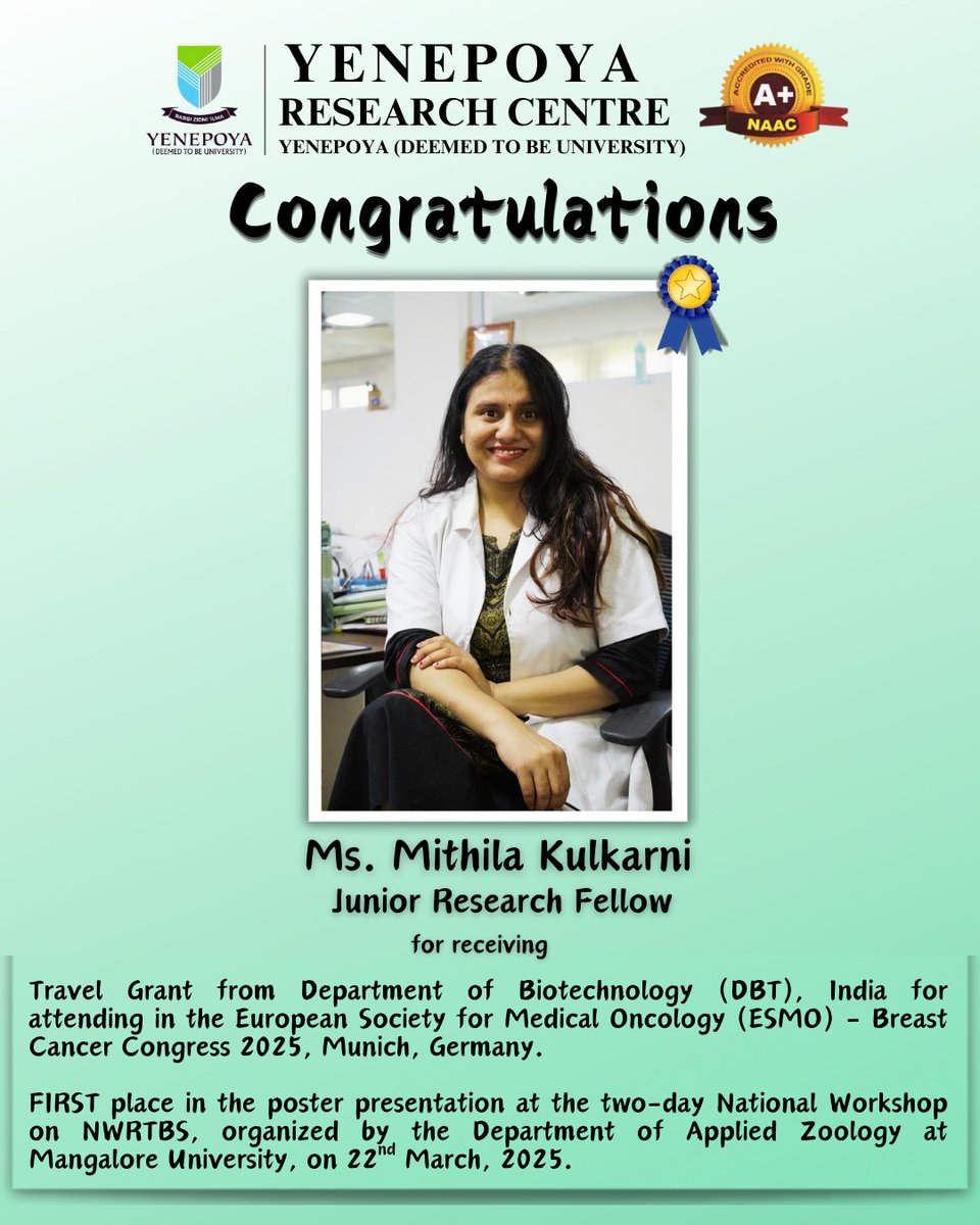 Yenepoya Research Center tweet media