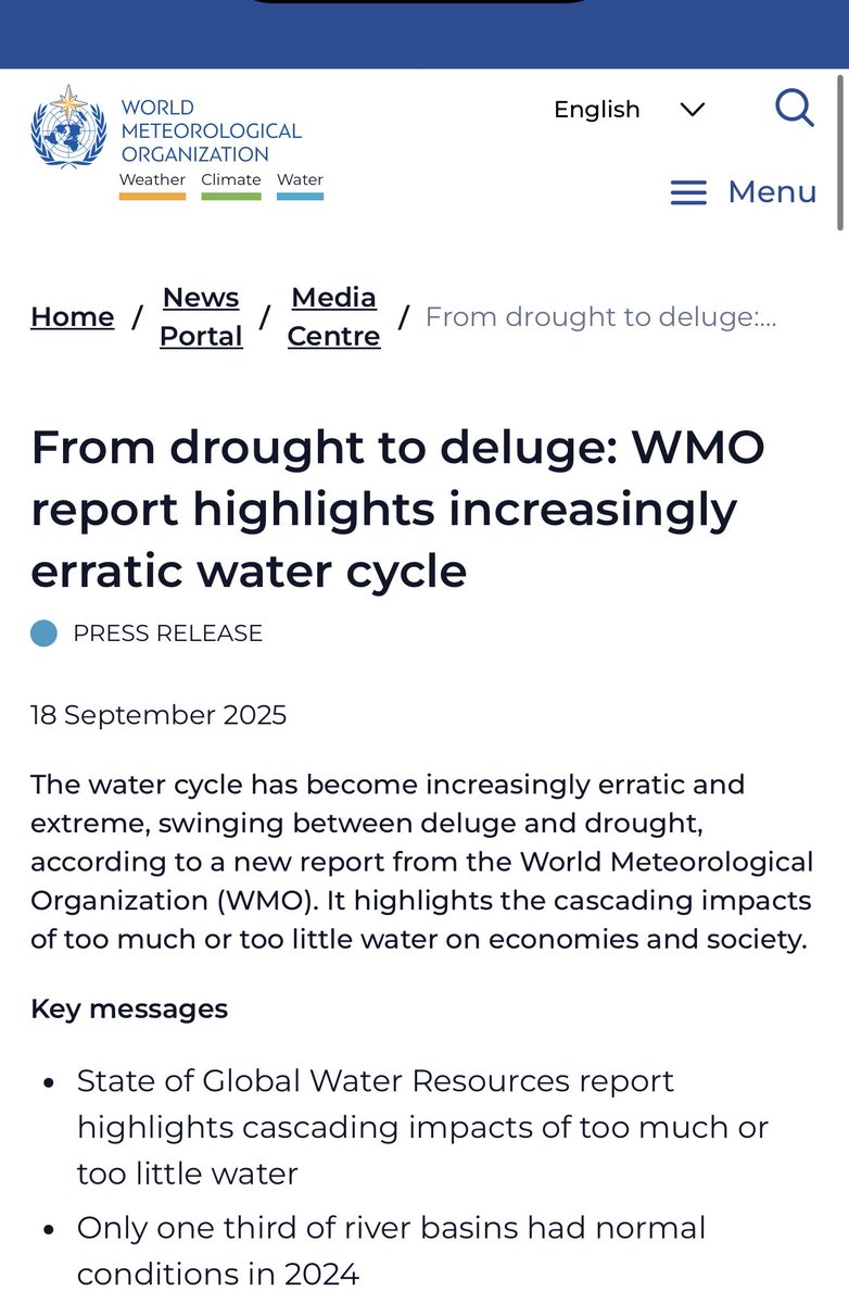 💧

You probably won’t read this because weirdly—even though our lives depend on it—people on X are not really interested in water.

Worry not—you don’t have to: I’ve included a gripping, short, shocking article which covers the main points you need to know.

See it in thread👇