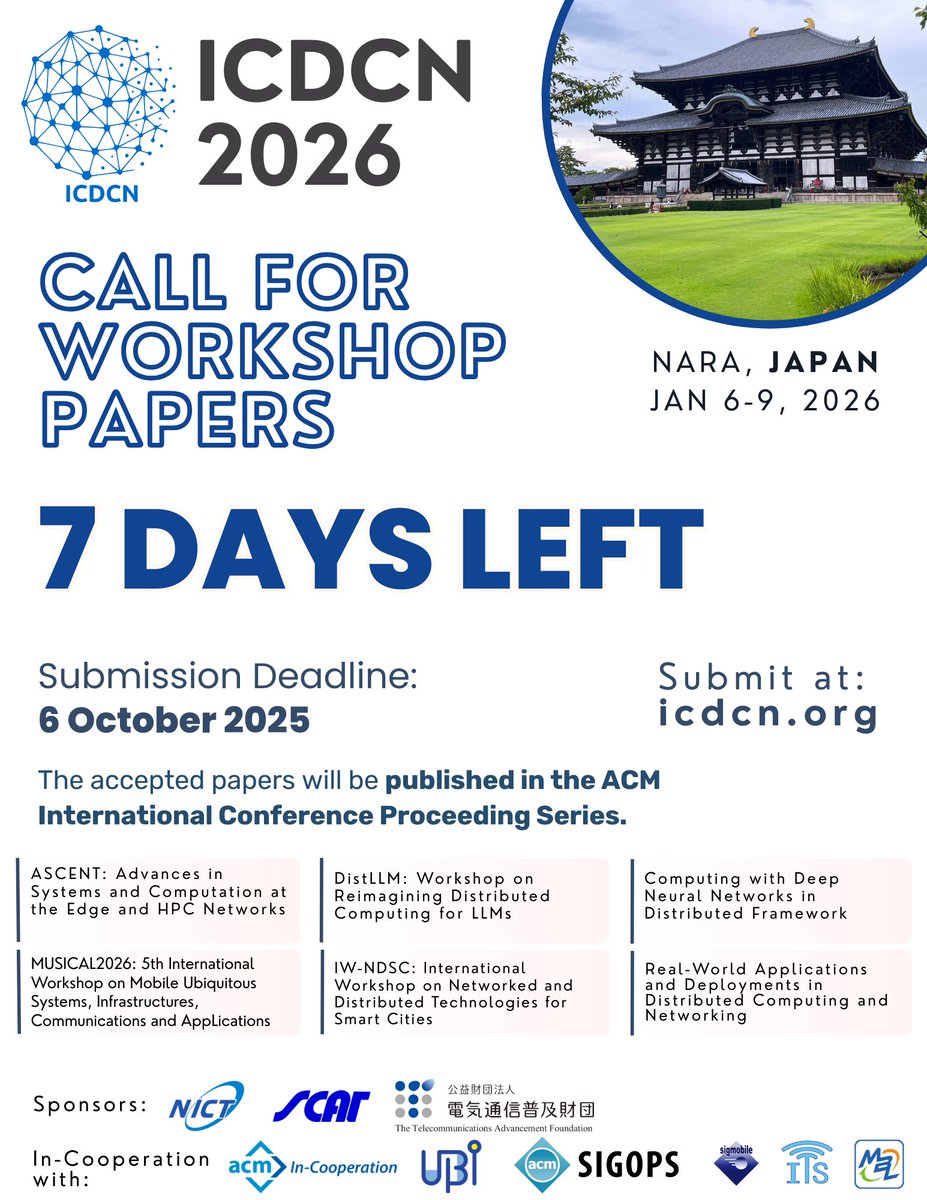 ICDCN tweet media
