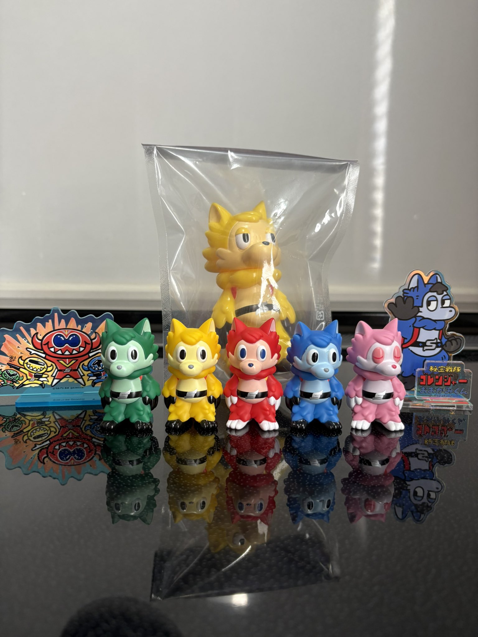 おおかみくん 秘密戦隊ゴレンジャー TOEI ART FES. ブルー ソフビ