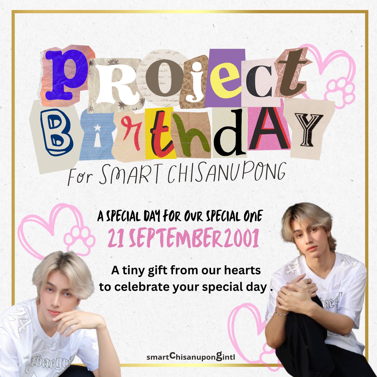 SmartChisaIntl's tweet photo. ꜱᴍᴀʀᴛ ʙɪʀᴛʜᴅᴀʏ ᴘʀᴏᴊᴇᴄᴛs 🩷
Money wall for @smart_csnp
Thank you for all donator that make this happen . 🩷
#smartcsnp #smartchisanupong #CSNP #SmartBDTreasure https://t.co/L1bVAqmujJ