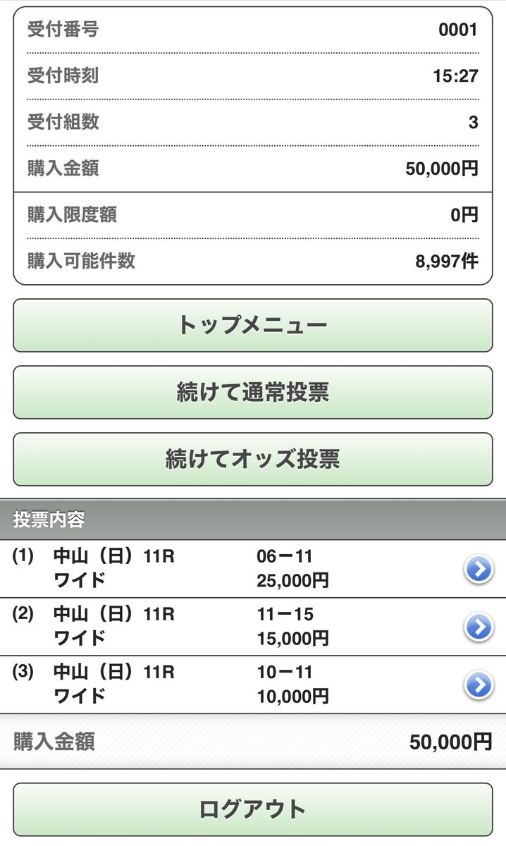 やったれーーーー！
トウシンマカオ🏇

#スプリンターズステークス2025