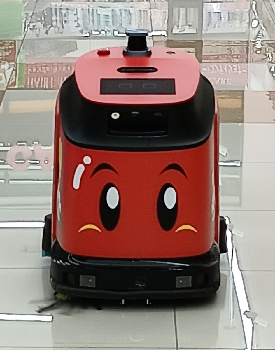 ithukadokokade's tweet photo. 可愛いお掃除ロボット
ドラモリ君
ドラッグストアモリで毎日元気いっぱいお仕事🧹🧽
可愛いおしゃべりも最高⤴️🎉
癒される〜🍀 https://t.co/1xFghlw7pQ