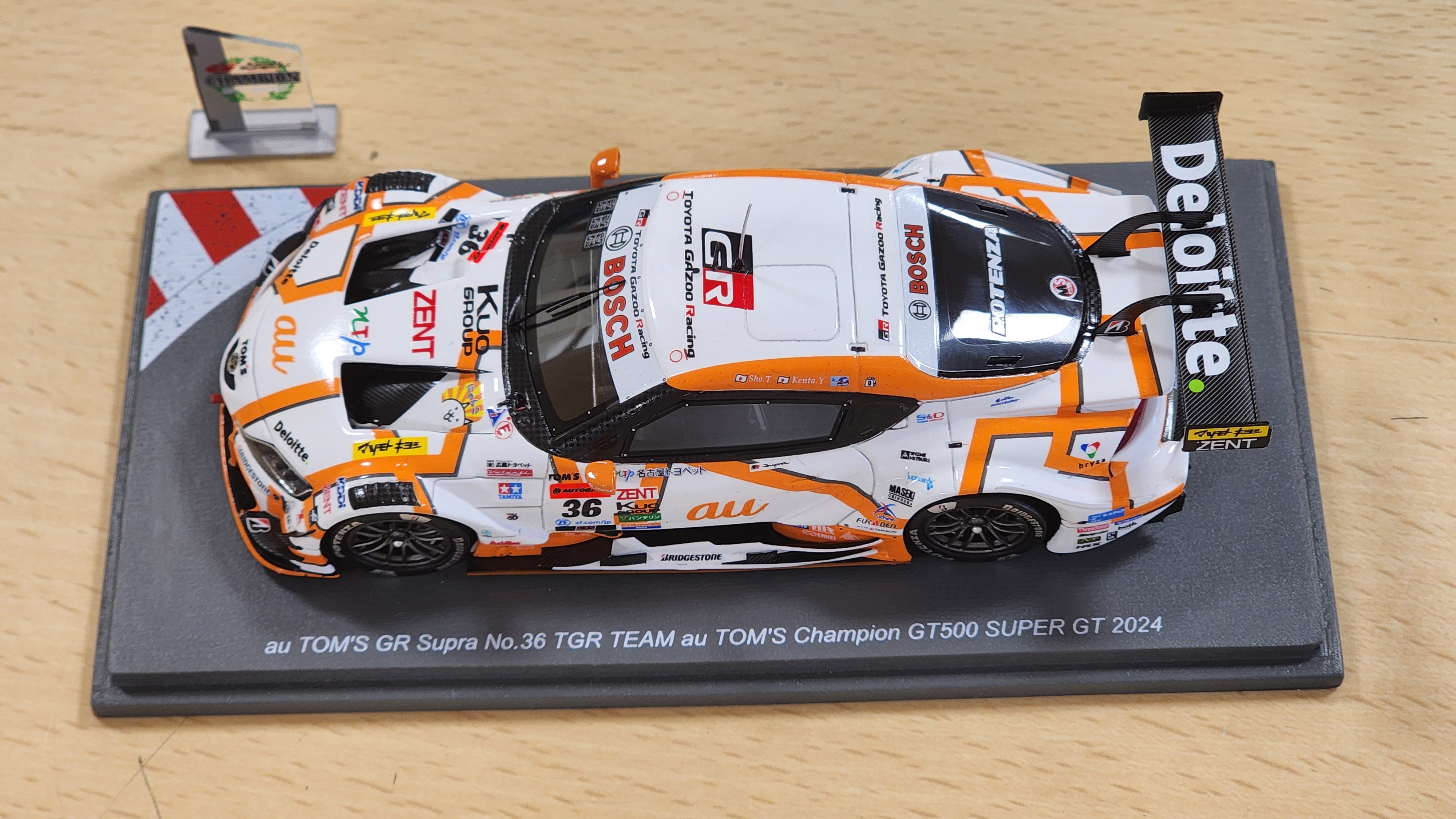 ミニカー au TOM'S GR Supra 2024 2024 au TOM'S GR Supra No.36 TGR TEAM au TOM'S | SUPER GT SQUARE