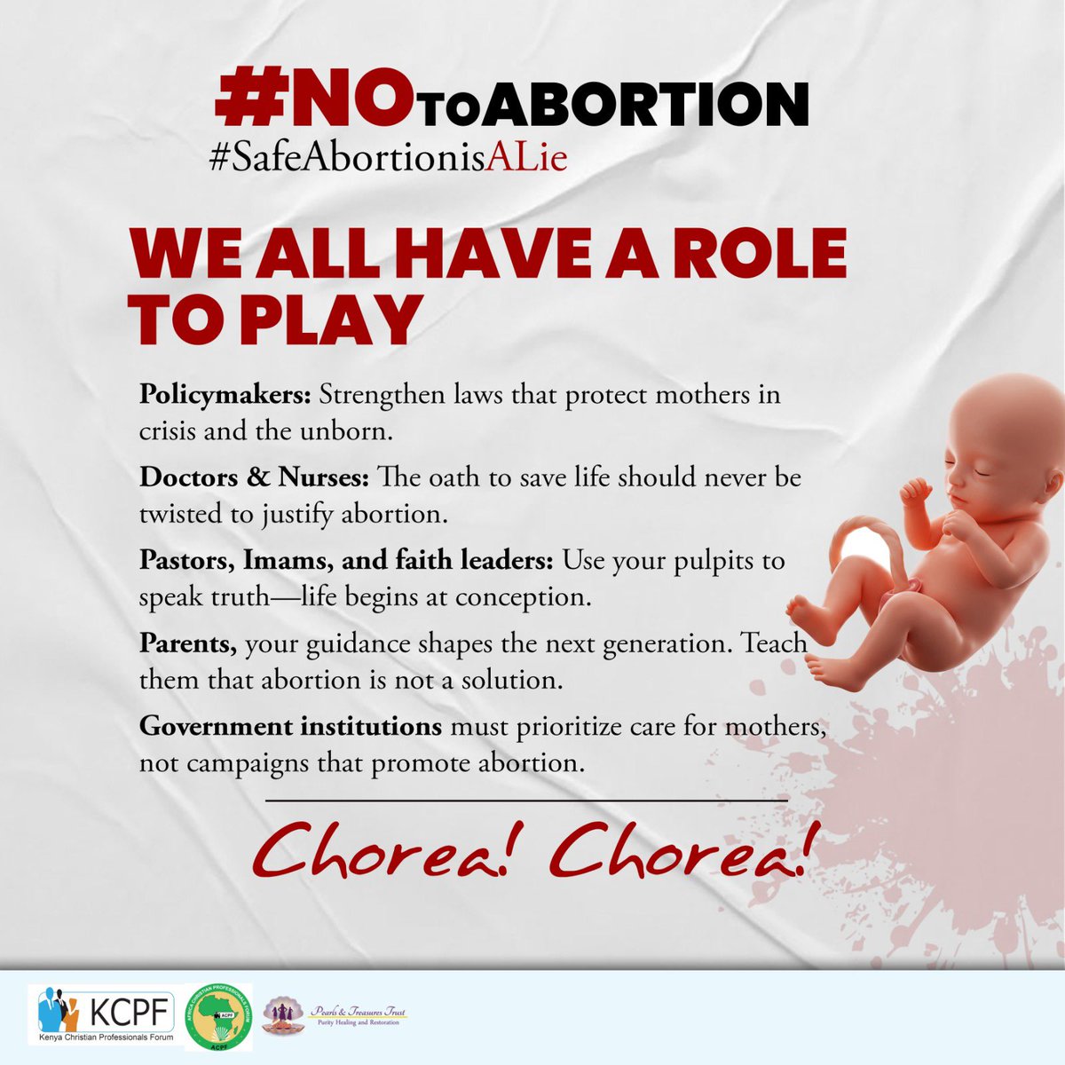 karanjamartin7's tweet photo. Safe Abortion Is A Lie that denies the humanity of the unborn. Abortion Is Murder that robs families of joy. Every baby matters. Every child deserves tomorrow. Every heartbeat deserves protection today.
#NOtoAbortion https://t.co/vgqkxFo6n0