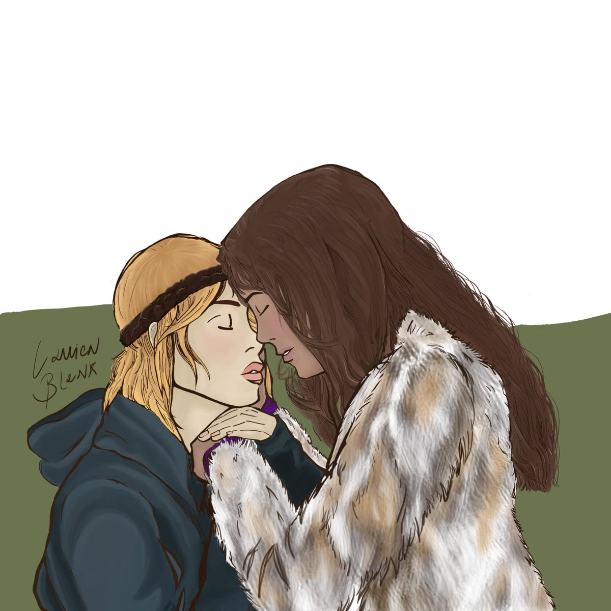 my first fanart ever had to be lottienat in pride and prejudice ref