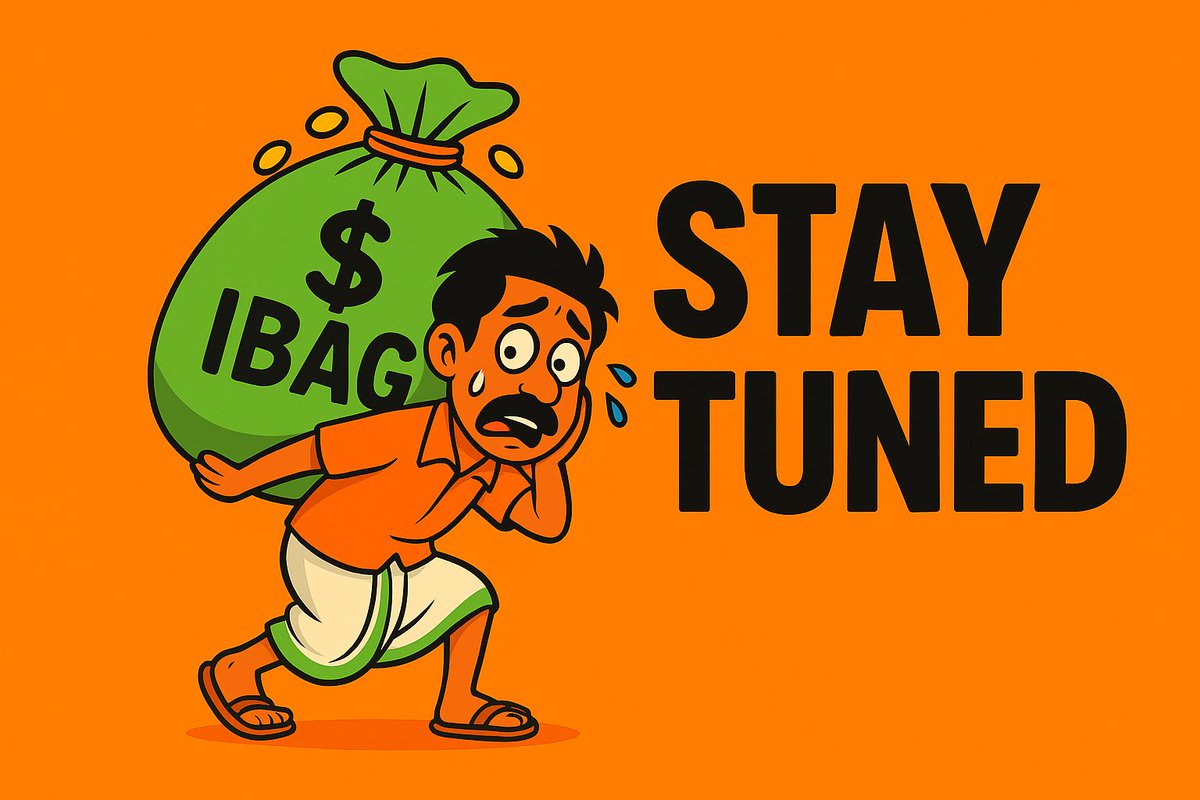 indianbagworks's tweet photo. The hustle is real, And the bag is real heavy…the pump is coming. 💪💰

Stay tuned. $IBAG 🚀🇮🇳”

#IBAG #IndianBagwork #MemeCoin #Crypto #PumpFun #Solana #1000x #Degens #CryptoCommunity #Altcoins #BullRun #StayTuned #PEPE #Trump #bitcoin https://t.co/n4wbngqowq