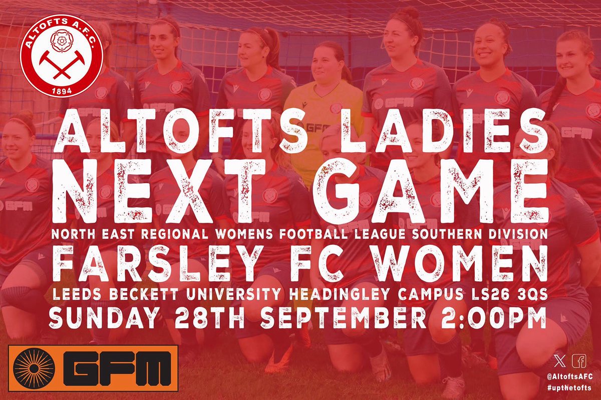 We are on our travels again today to face @farsleycelticwfc in our second league game of the season. 

#upthetofts #nerwfl
