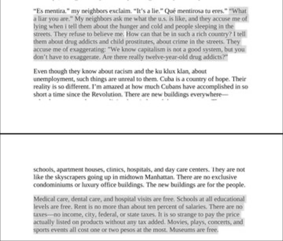 Unadanganya" Majirani zangu Nchini Cuba wakinituhumu kwa ungo nilipo waambia Amerika kuna watu wanakufa kwa njaa, na kwabaridi  wanalala nje, wanashindwa amini, inawezajetokea kwenye nchi tajiri kama Amerika?  "_ Assata Shakur

#tokakitabuni #assata