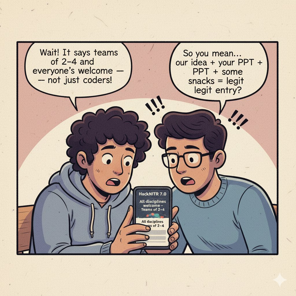 HackNITR Hackathon tweet media