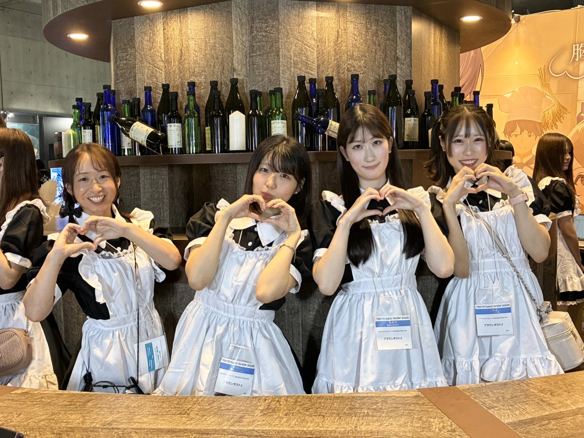 全ての配布物がなくなりましたので、TGS終了まで、コスプレイヤーさん